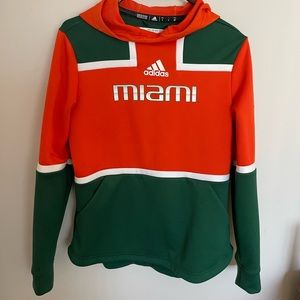 University of Miami Athletics Adidas Hoodie